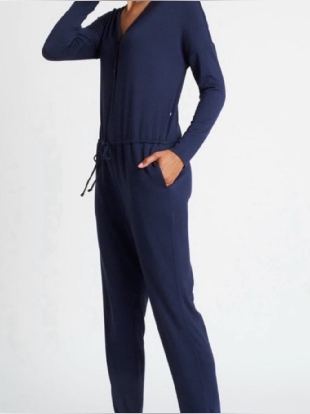 Kit and Ace Black Good Feels Brushed Jumpsuit